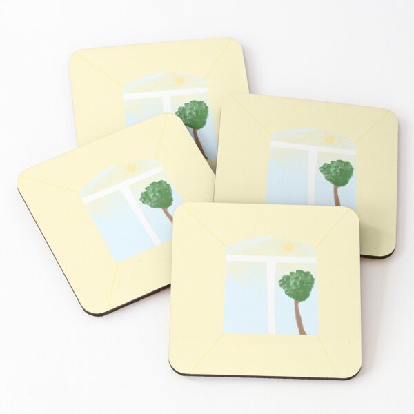Item preview, Sunlit View Through Window Featuring Tree designed and sold by Beautiful art store.