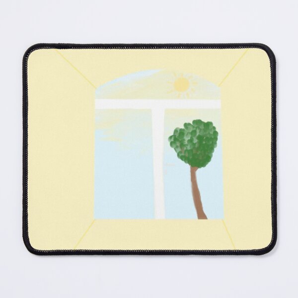 Item preview, Sunlit View Through Window Featuring Tree designed and sold by Beautiful art store.
