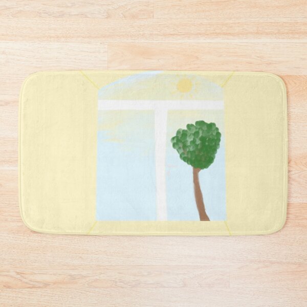Item preview, Sunlit View Through Window Featuring Tree designed and sold by Beautiful art store.