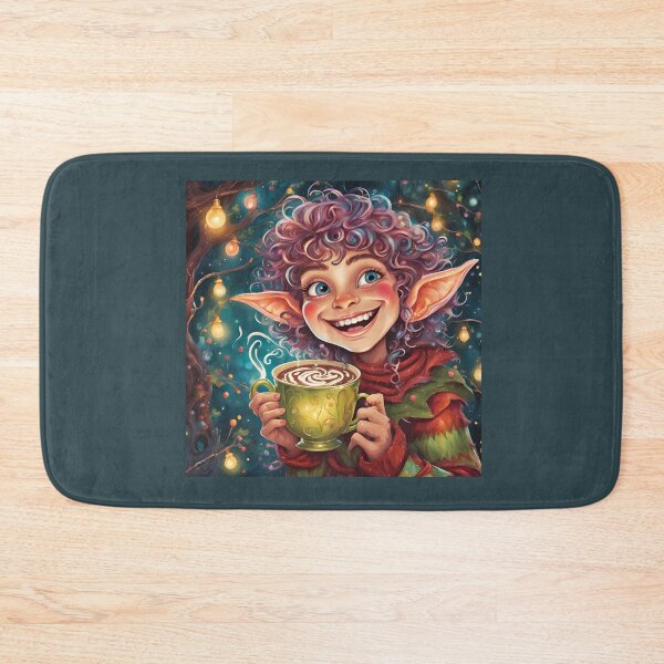 Item preview, Sweet Christmas Elf , Santa Elf, Santa Claus, Santa, Christmas Time, Christmas, xmas, designed and sold by GOLDENGARDENART.