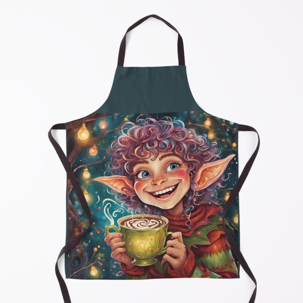 Item preview, Sweet Christmas Elf , Santa Elf, Santa Claus, Santa, Christmas Time, Christmas, xmas, designed and sold by GOLDENGARDENART.
