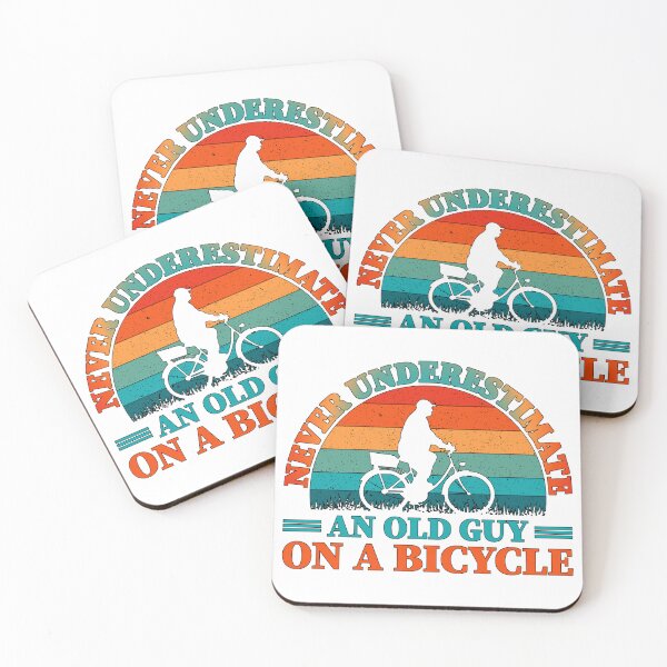 Item preview, NEVER UNDERESTIMATE A SENIOR CIT ON A BIKE designed and sold by WendyMaree.