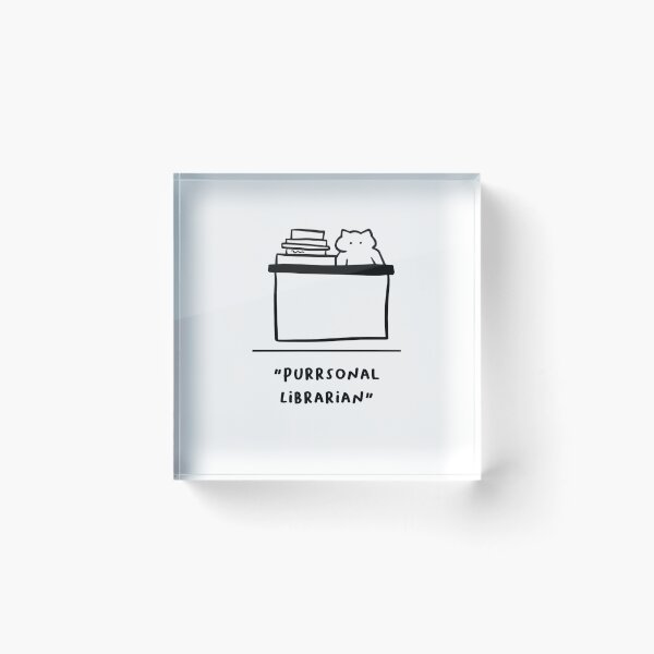Artikelvorschau, „Persönliche Bibliothekarin“ | Entzückende Katzenillustration entworfen und verkauft von RM-Journey.
