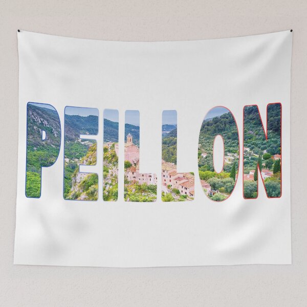 Item preview, PEILLON - Côte d'Azur France Aerial Clifftop Old Town designed and sold by Adam Gormley.