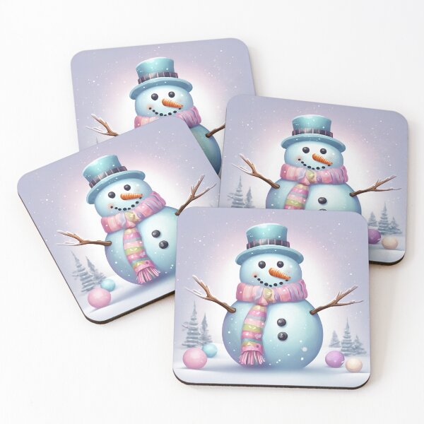 Item preview, Snowman Christmas Time, Christmas, xmas,  designed and sold by GOLDENGARDENART.