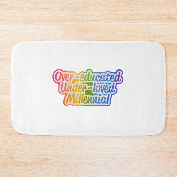 Item preview, Over-Educated Under-loved Millennial-Rainbow Sparkle designed and sold by ASMRSadie.