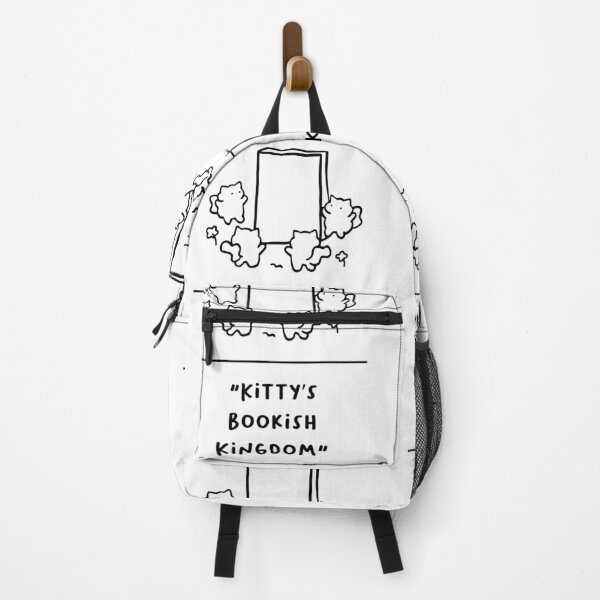 Item preview, "Kitty’s Bookish Kingdom" | Adorable Cat Illustration designed and sold by RM-Journey.