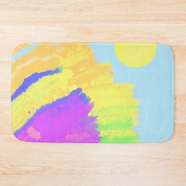 Item preview, Copy of Abstract Colorful Painting with Yellow Sun designed and sold by Beautiful art store.