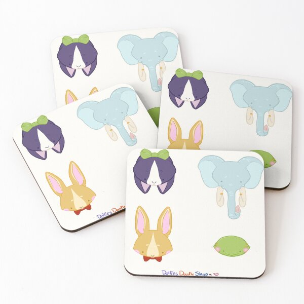 Item preview, Vintage animal faces v3 designed and sold by DollieDoodleShop.