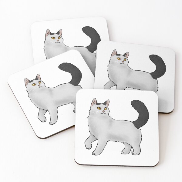 Item preview, Cat - Turkish Van - Black and White designed and sold by Jennifer Stolzer.