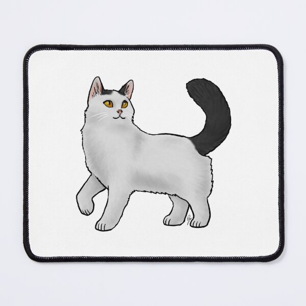Item preview, Cat - Turkish Van - Black and White designed and sold by Jennifer Stolzer.