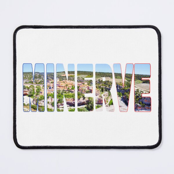 Item preview, MINERVE - Minervois Wine Region Aerial Clifftop Old Town designed and sold by Adam Gormley.