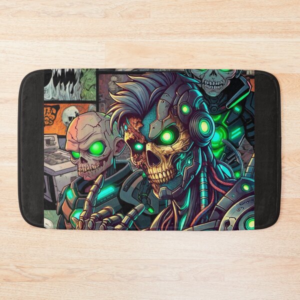 Item preview, Cybernetic Skeleton Warriors in a Post-Apocalyptic World designed and sold by Thaivi Design.