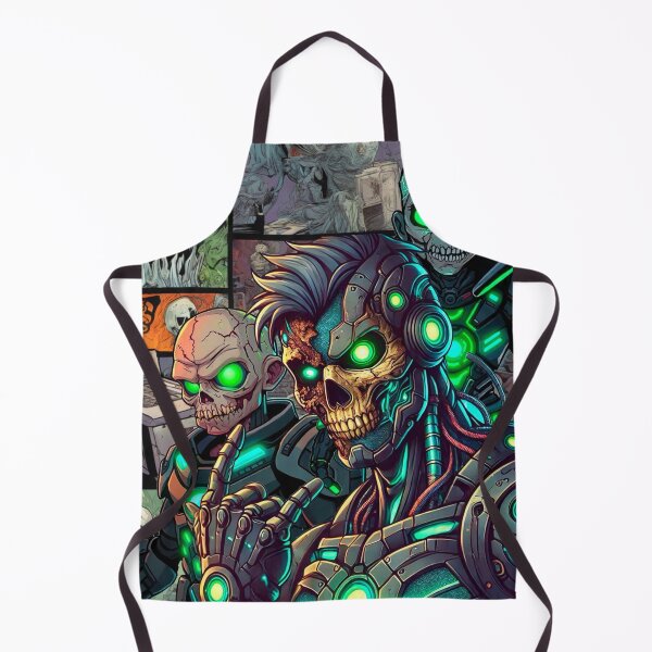 Item preview, Cybernetic Skeleton Warriors in a Post-Apocalyptic World designed and sold by Thaivi Design.