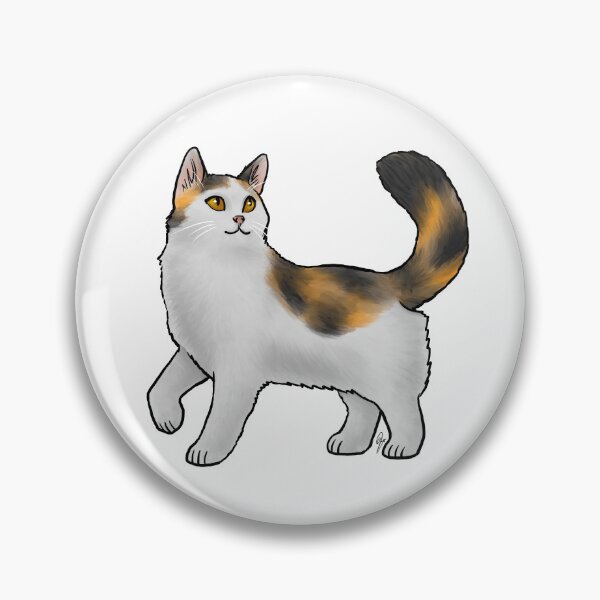 Item preview, Cat - Turkish Van - Calico and White designed and sold by Jennifer Stolzer.