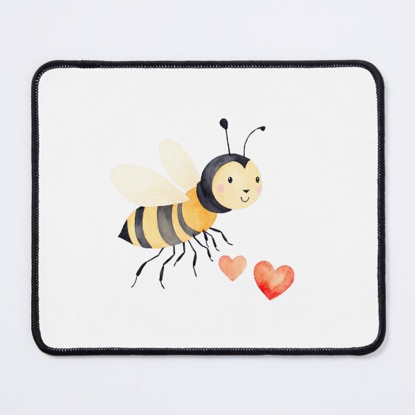 Item preview, Cute watercolor busy bee designed and sold by Victoria Riabov.