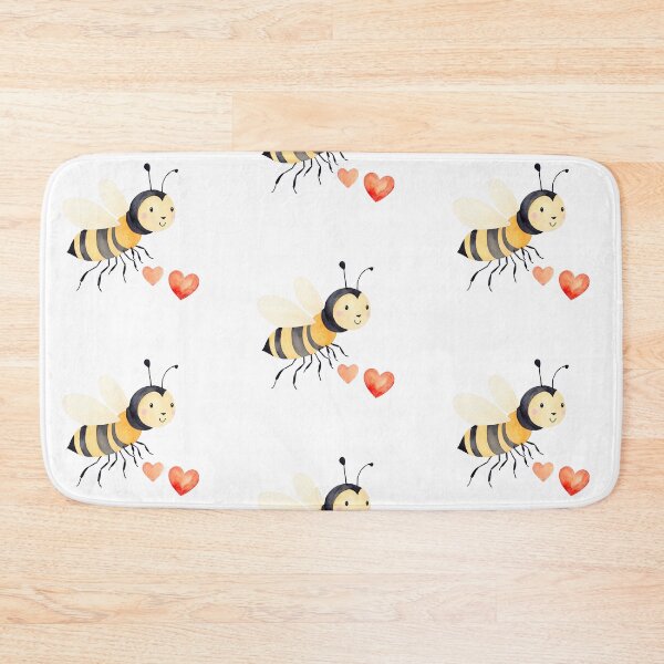 Item preview, Cute watercolor busy bee designed and sold by Victoria Riabov.
