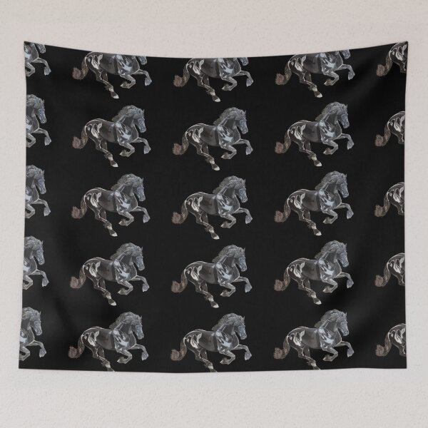 Item preview, Friesian Hand drawn horse equine  designed and sold by Renee Pallister-Cook.
