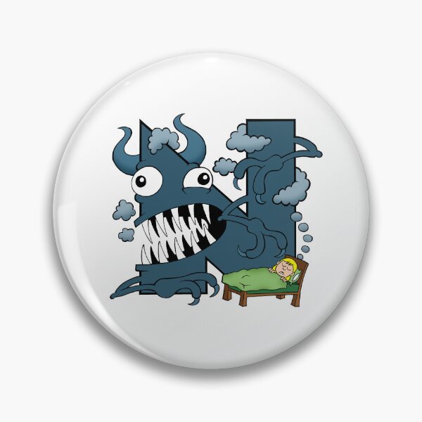 Item preview, Letter N Nightmare designed and sold by alphatoons.