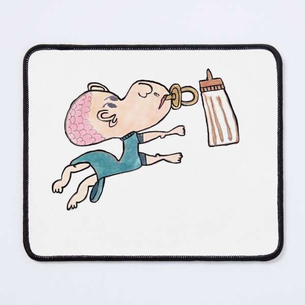 Item preview, Hazel The Baby With Baby Bottle designed and sold by pinkyjainpan.