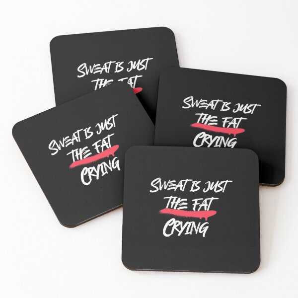 Item preview, Sweat is Just Fat Crying - Motivational Gym Quote Design for Fitness Lovers designed and sold by AS94 Creative Designs.