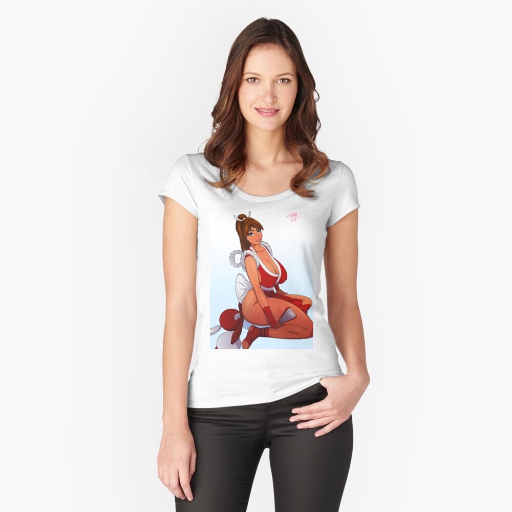 Item preview, Fitted Scoop T-Shirt designed and sold by Reflex76.