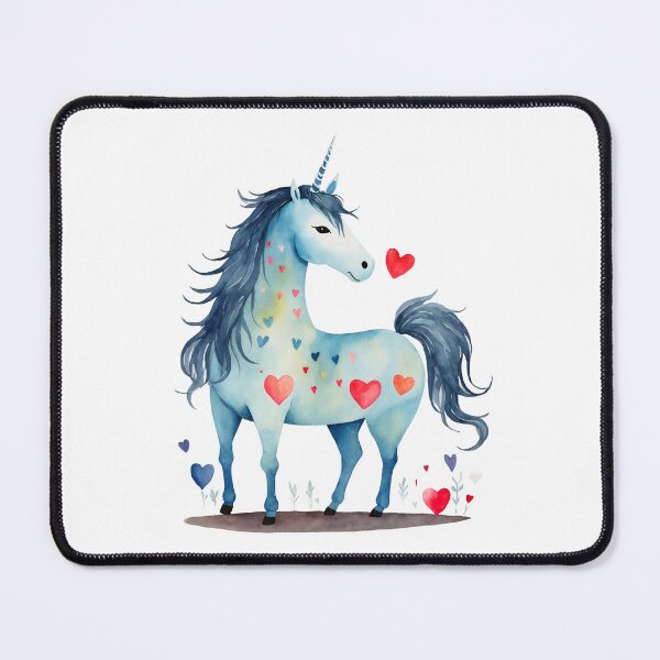 Item preview, Watercolor horse, watercolor unicorn, valentine day, love, adorable unicorn designed and sold by Victoria Riabov.