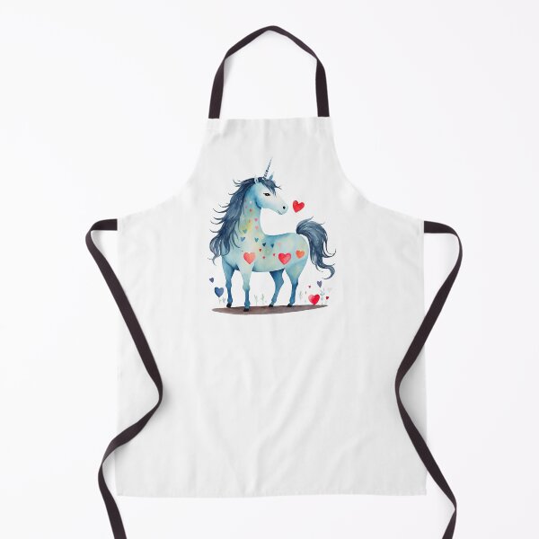 Item preview, Watercolor horse, watercolor unicorn, valentine day, love, adorable unicorn designed and sold by Victoria Riabov.
