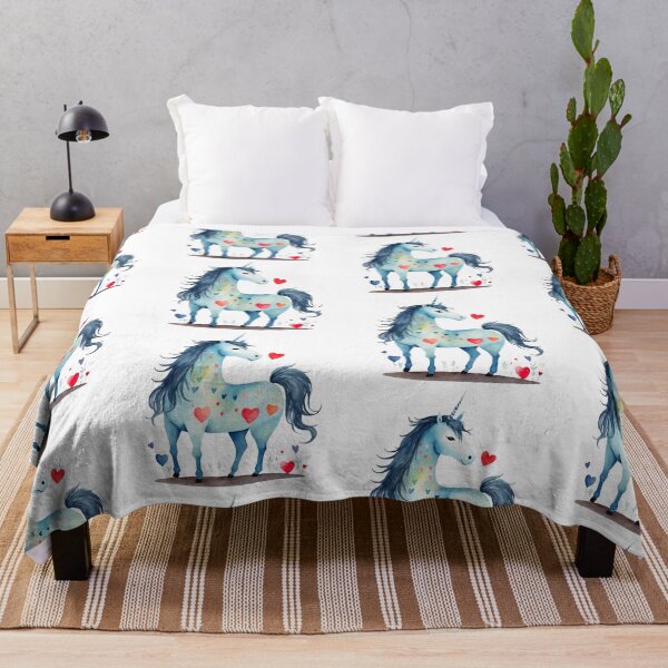 Item preview, Watercolor horse, watercolor unicorn, valentine day, love, adorable unicorn designed and sold by Victoria Riabov.