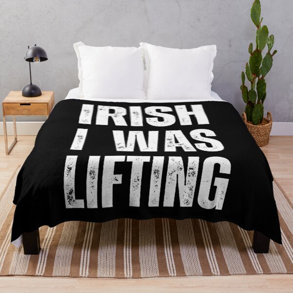 Item preview, Irish I was Lifting funny St. Patrick's day workout gym designed and sold by snowry.