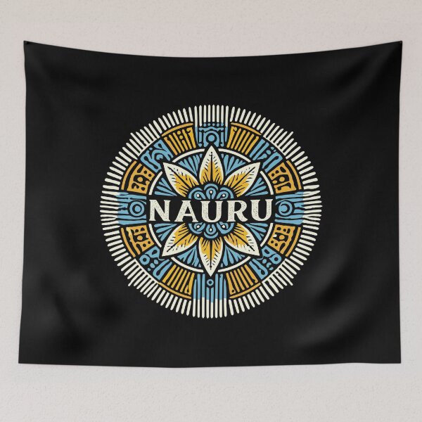 Item preview, NAURU - Tribal Pattern Art - Tropical Island Flower - Nauran designed and sold by Darling DeDe.