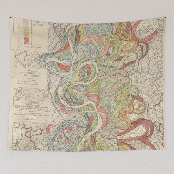 Item preview, Harold Fisk, Meandering Mississippi River, Map 7 designed and sold by ellenmueller.