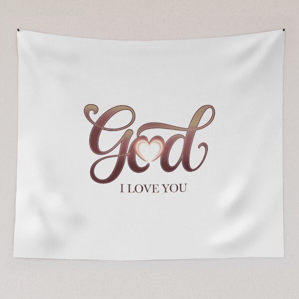 Item preview, God, I love you. designed and sold by getmorefromlife.