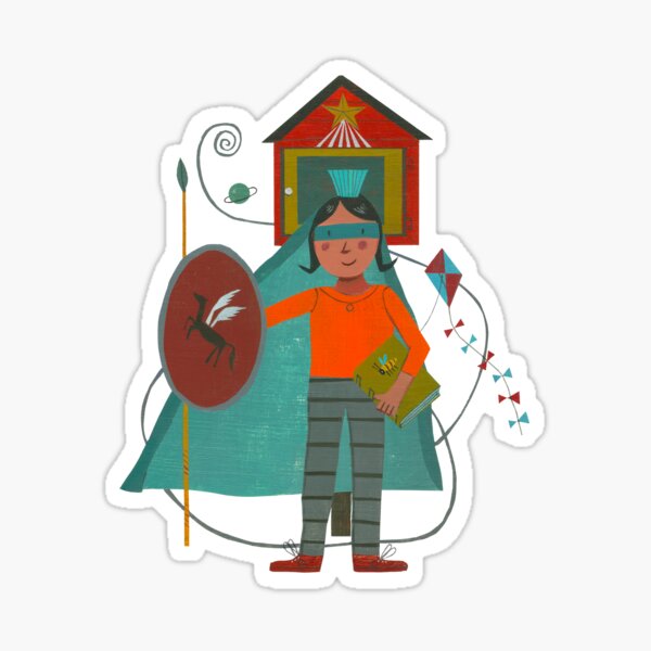 Item preview, Little Library Hero designed and sold by JohnParraArt.