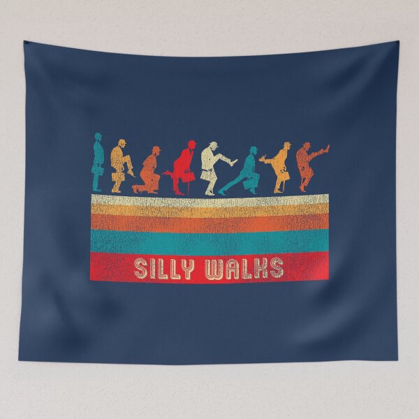 Item preview, Silly Walks Retro Worn designed and sold by Alema Art.