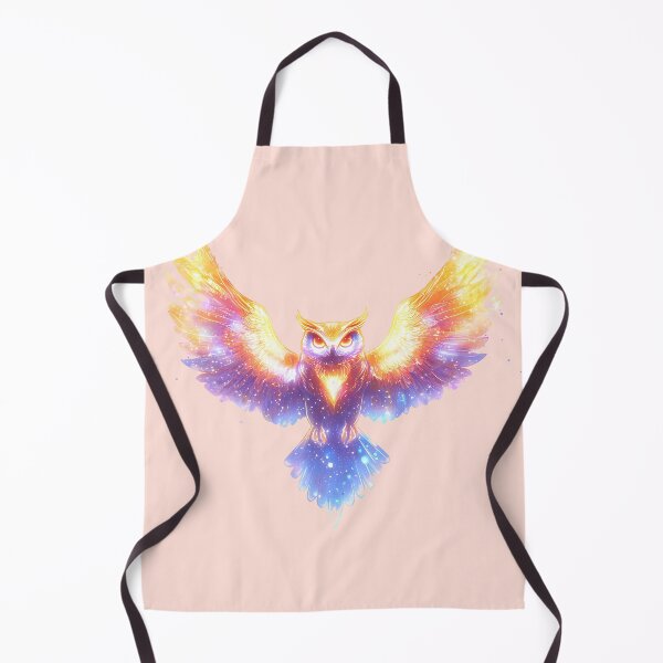Item preview, Golden Glow Cosmic Owl Artwork designed and sold by PixelReverb.