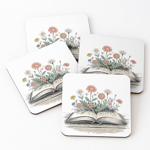 Item preview, Flowers growing from Book designed and sold by beckabbooart.