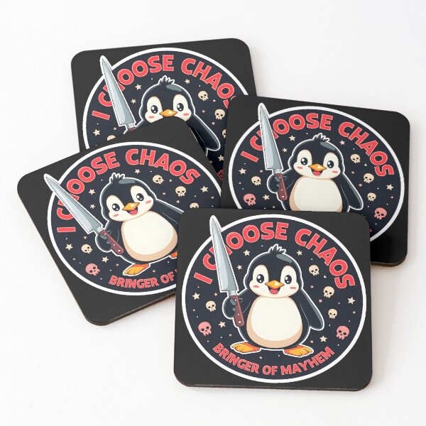 Item preview, Adorable Chaos Penguin: Cute Rebellion in Cartoon Style designed and sold by shrolts.