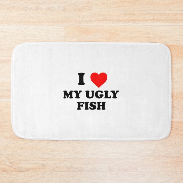 Item preview, i love my ugly fish designed and sold by wordswithfonts.