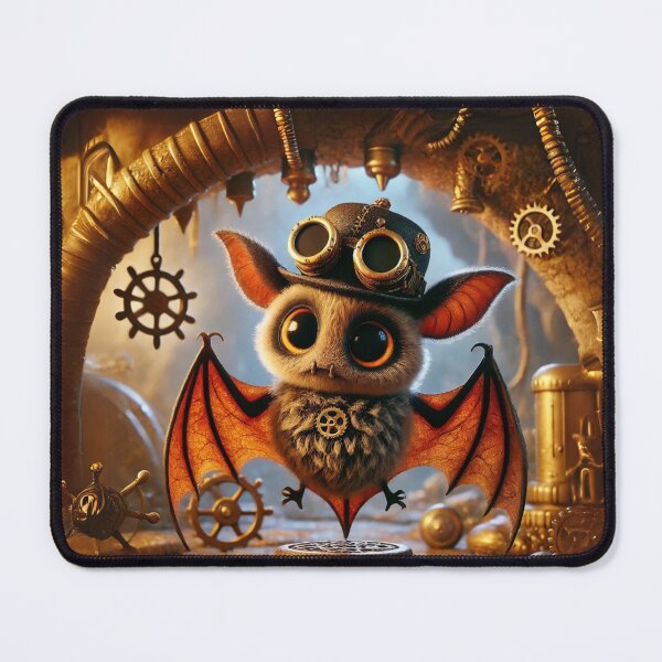 Item preview, Steampunk Mexican Free-Tailed Bat designed and sold by Sillytoe.