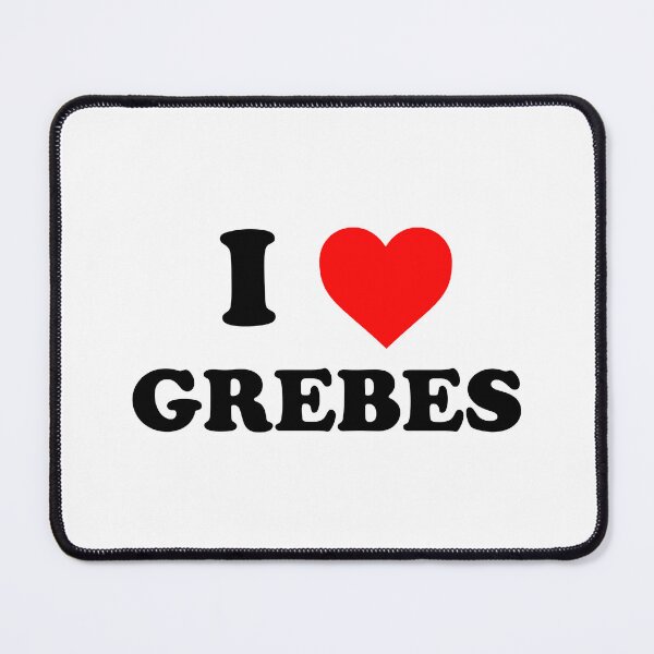 Item preview, i love grebes designed and sold by wordswithfonts.