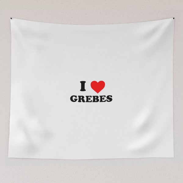 Item preview, i love grebes designed and sold by wordswithfonts.