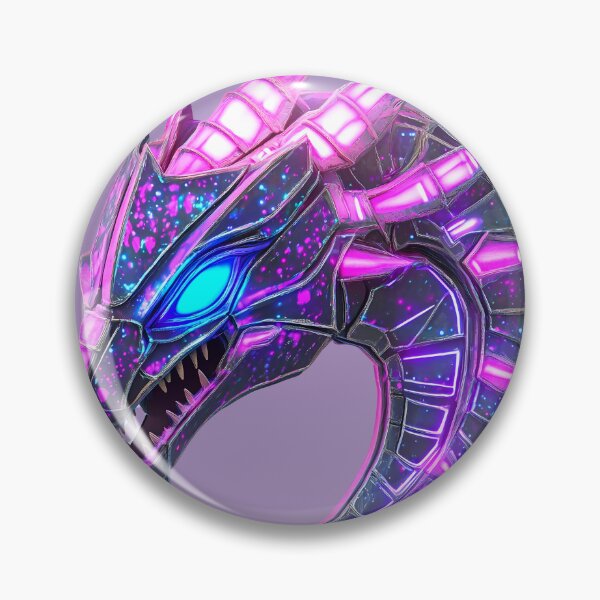 Item preview, Neon Cyberpunk Dragon Head designed and sold by PixelReverb.