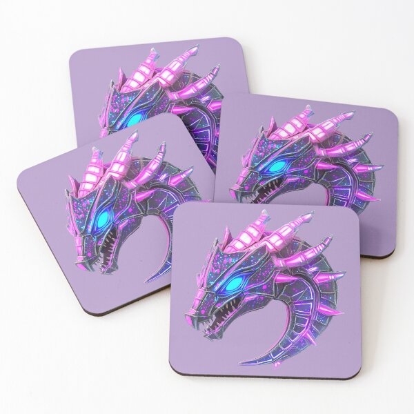 Item preview, Neon Cyberpunk Dragon Head designed and sold by PixelReverb.