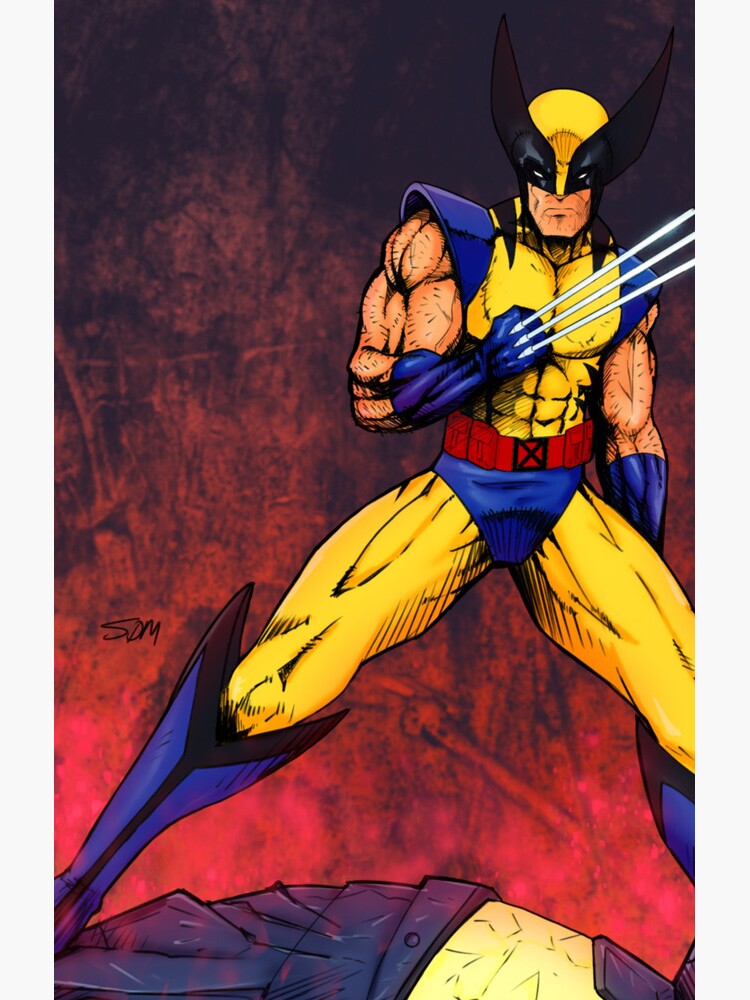 Thumbnail 4 of 4, Samsung Galaxy Phone Case, Wolverine designed and sold by Reflex76.