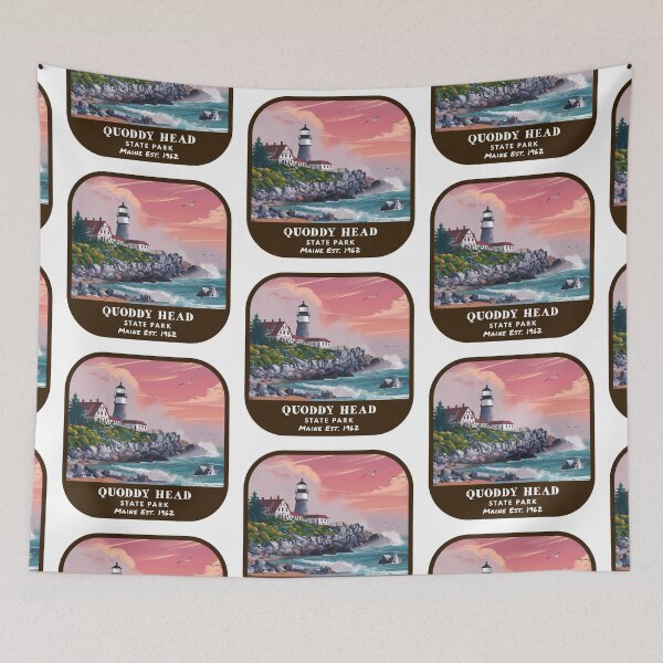 Item preview, Vintage Quoddy Head State Park (Maine State Park) designed and sold by RabbitK.