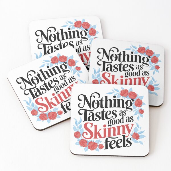 Item preview, Nothing Tastes as Good as Skinny Feels designed and sold by LetterByNobody.