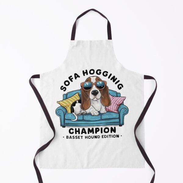 Item preview, Sofa Hogging Champion - Basset Hound Edition designed and sold by La Moda Tee.