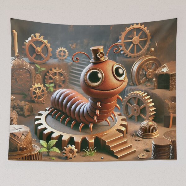 Item preview, Steampunk Millipede designed and sold by Sillytoe.