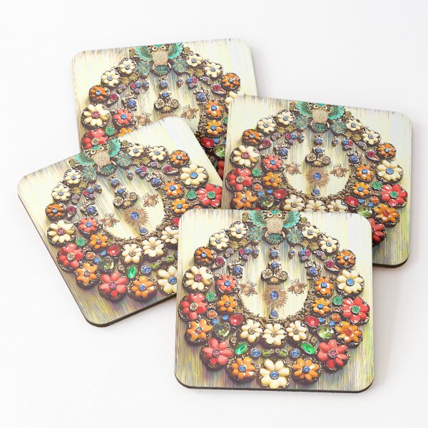Item preview, Floral Wisdom: The Owl's Garden Wreath designed and sold by stevepmp.